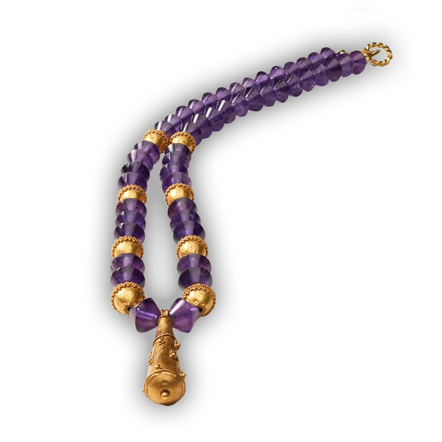 Greek Amethyst Necklace
